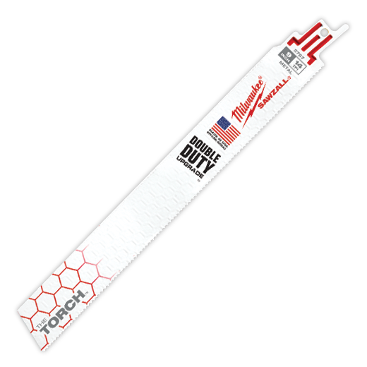 9" | 14TPI Milwaukee Hoja Reciproa SAWZALL® (Metal Grueso)