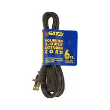 Satco Ext. Brown 6' 