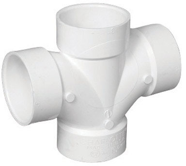 [12915] Tee Cruz PVC (3") Sanitaria