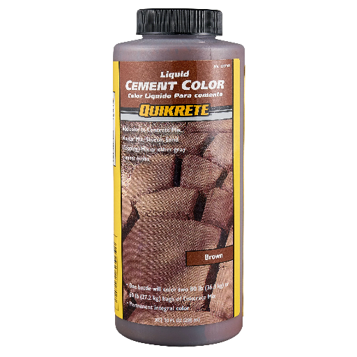 [11654] Quikrete Color Cement Brown