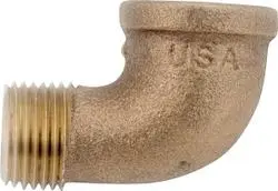 [03579] Codo Niple 1/2" Bronce HD