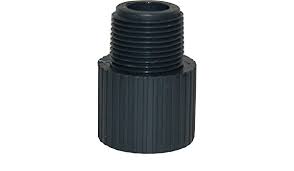 [12146] Adapter Macho Gris 3/4'' Sch 80 